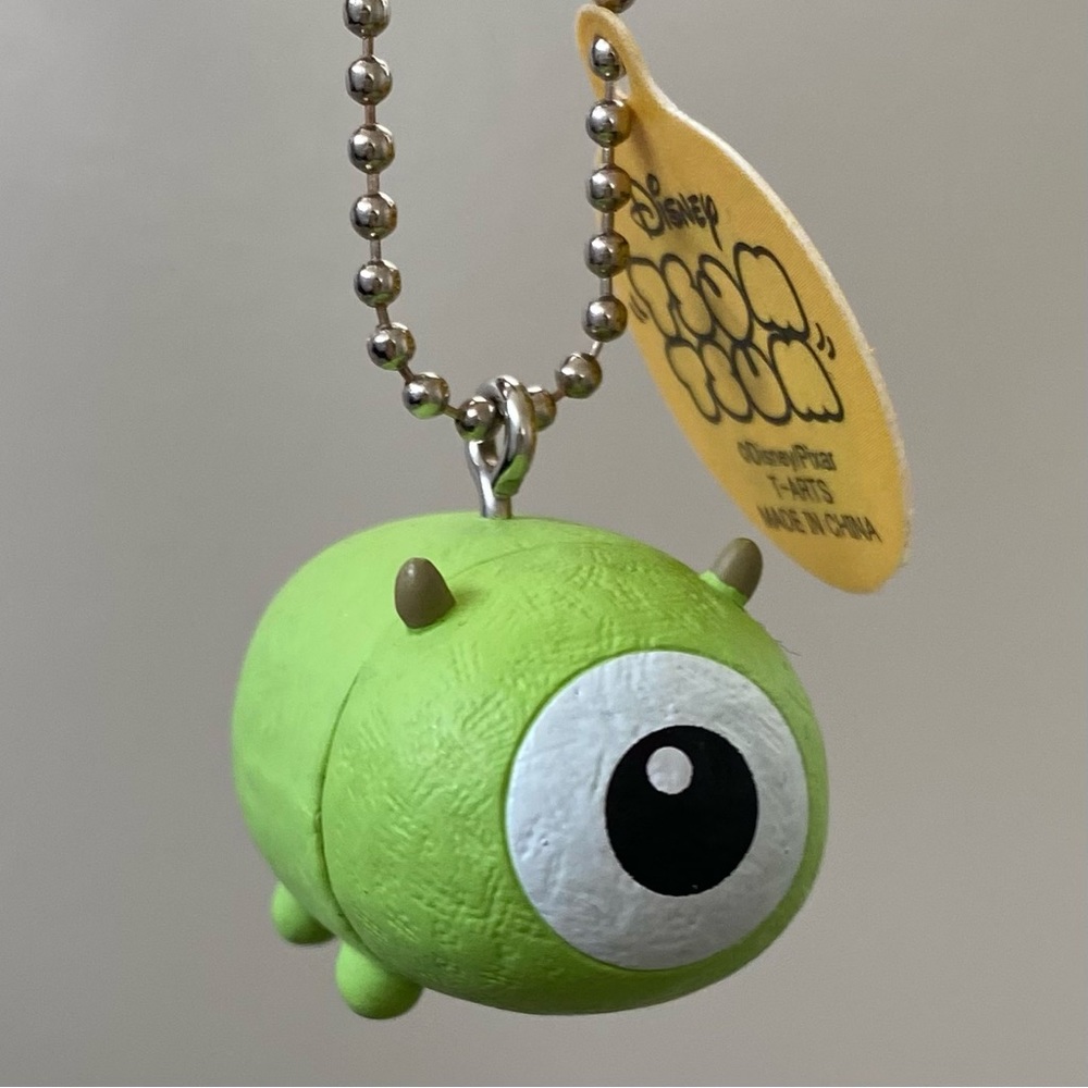 Disney Pixar Mike Wazowski Monsters Inc Tsum Tsum Mini Keychain Tomy